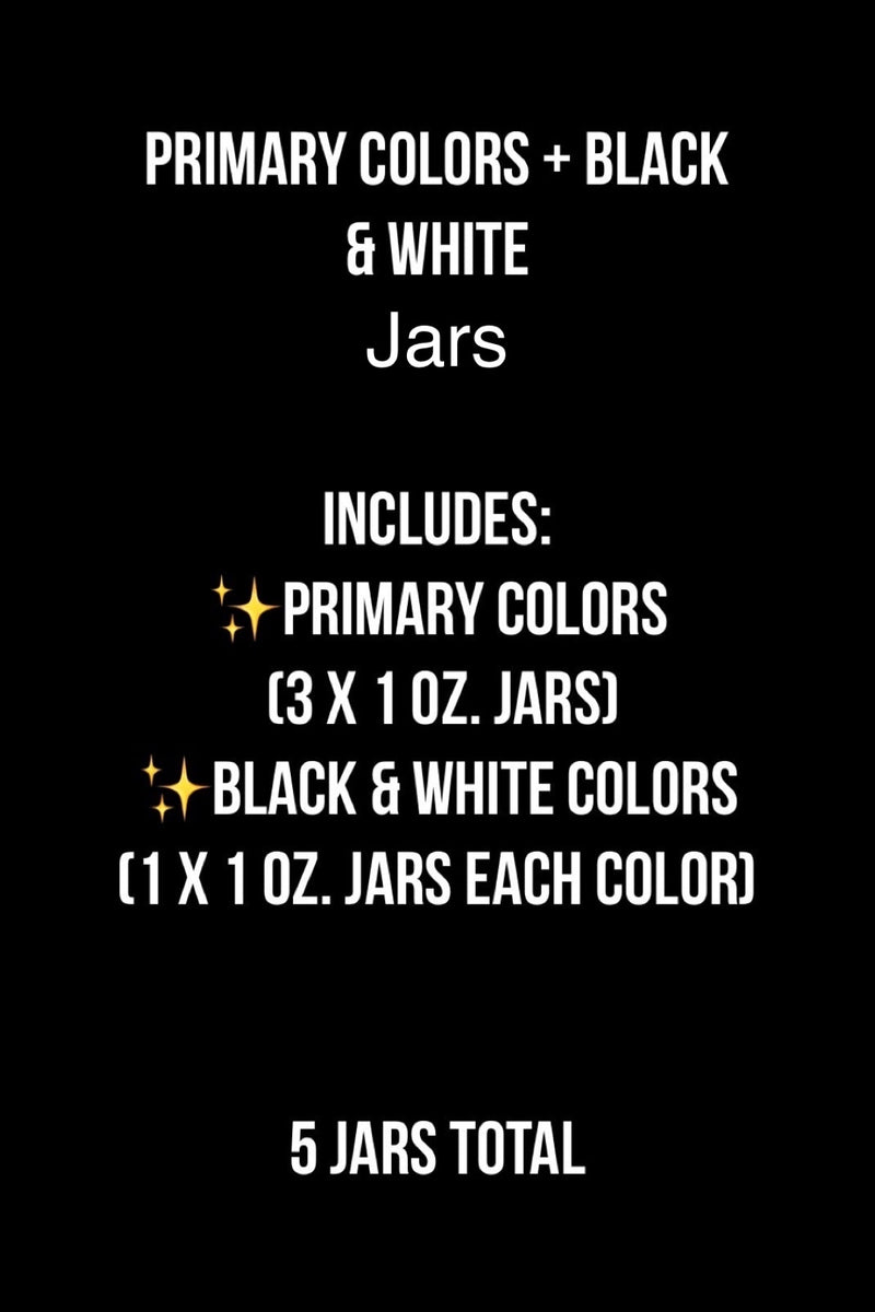 Primary Colors + B&W Leather paint Mojo Sews (Mojo s Loom Knits, LLC)