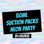 NEON PARTY leather edge paint set